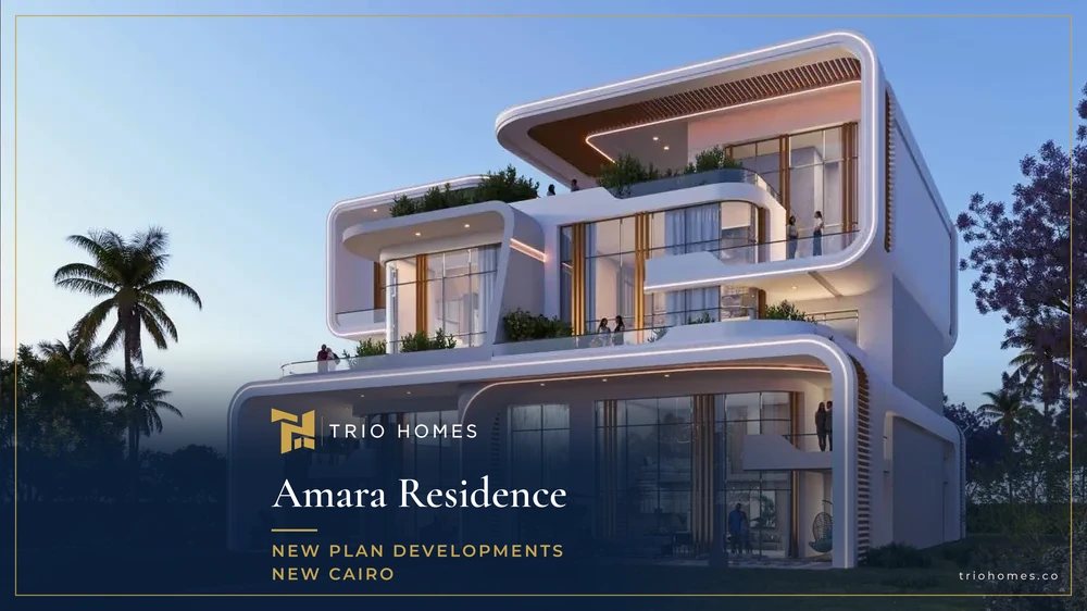 Low-rise building with curved terraces at Amara Residence by New Plan Developments