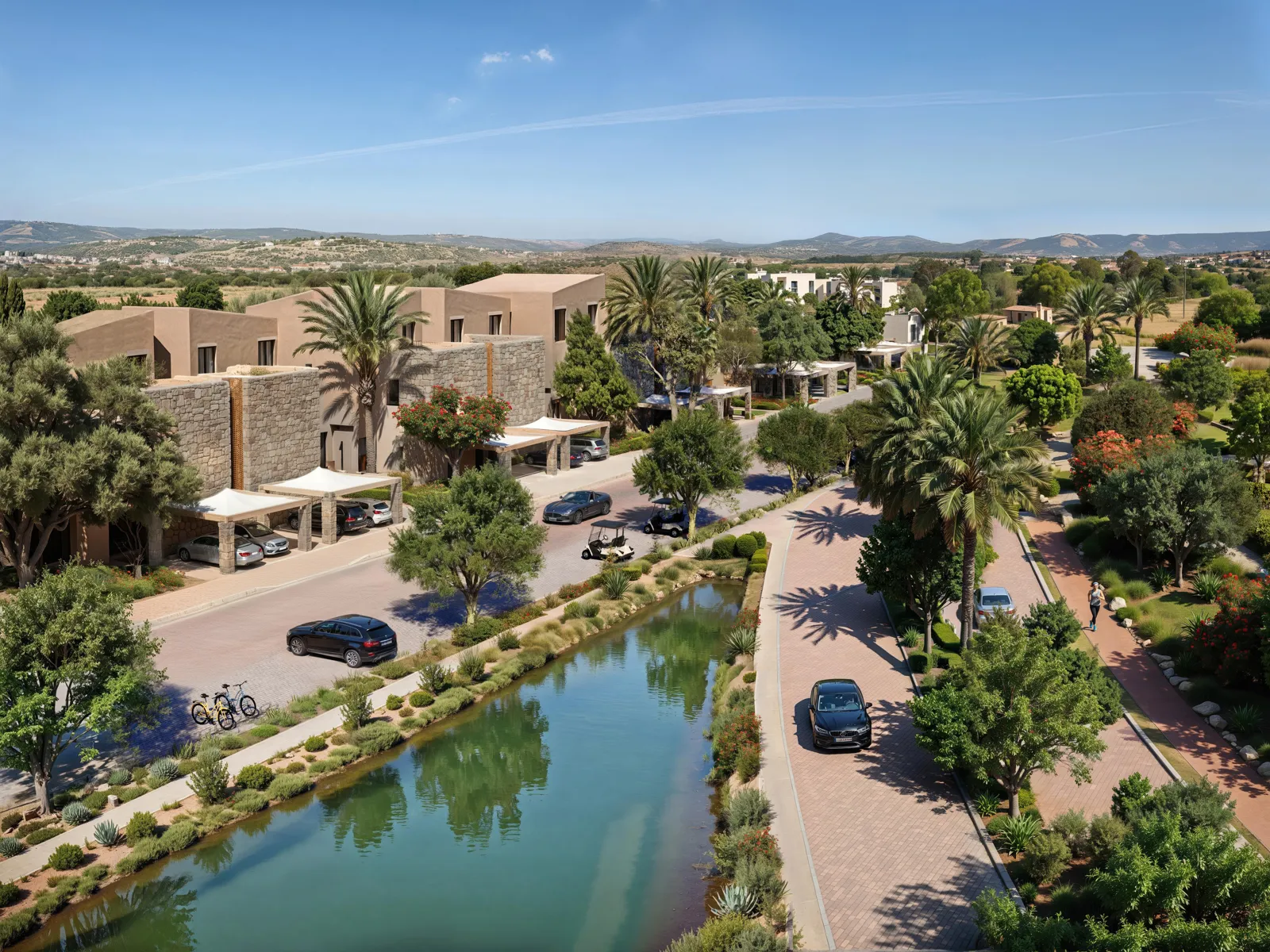 club-walk-new-sphinx-02-aerial-water-street Club Walk New Sphinx, aerial view of LaManga streets and water