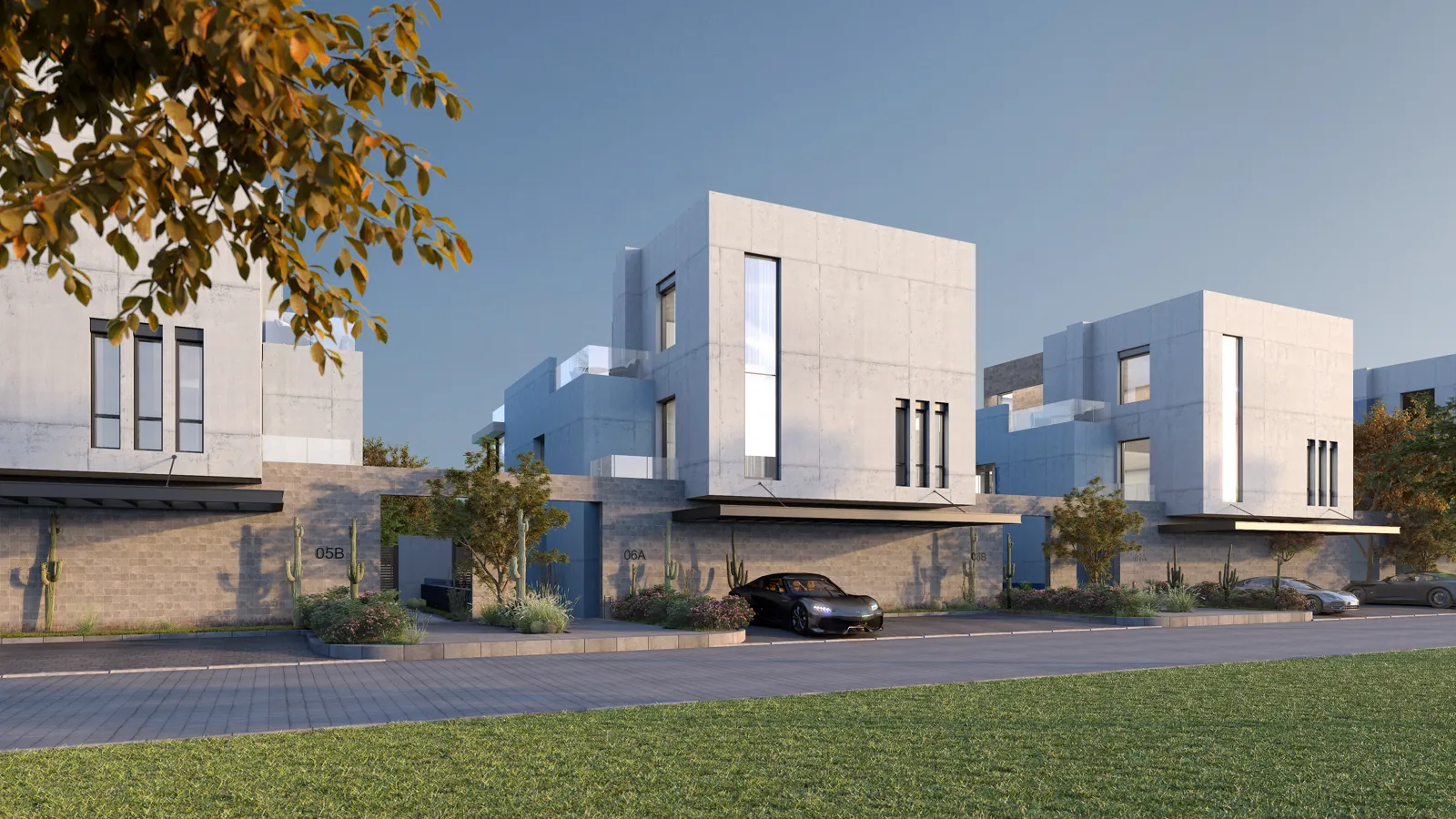 club-walk-new-sphinx-05-modern-villas Club Walk New Sphinx, modern villas in LaManga