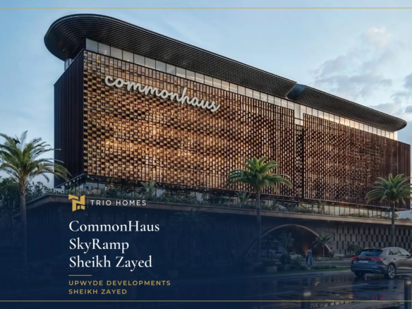 CommonHaus SkyRamp Sheikh Zayed exterior facade by Upwyde Developments
