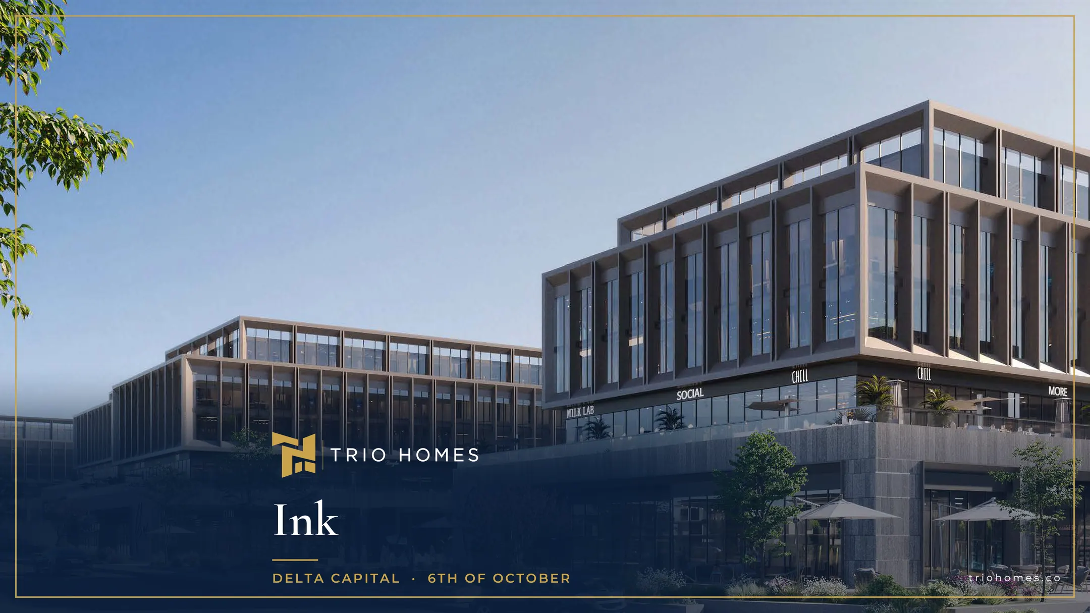 ink-6th-of-october-street-trio Ink mixed-use buildings by Delta Capital