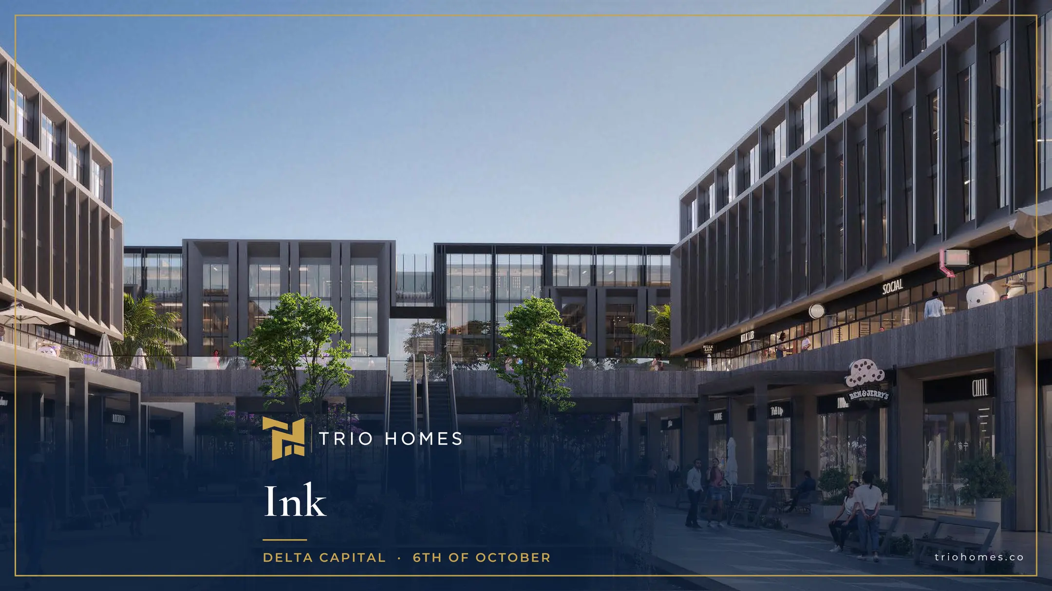 ink-6th-of-october-water-court-trio Retail court with water feature at Ink