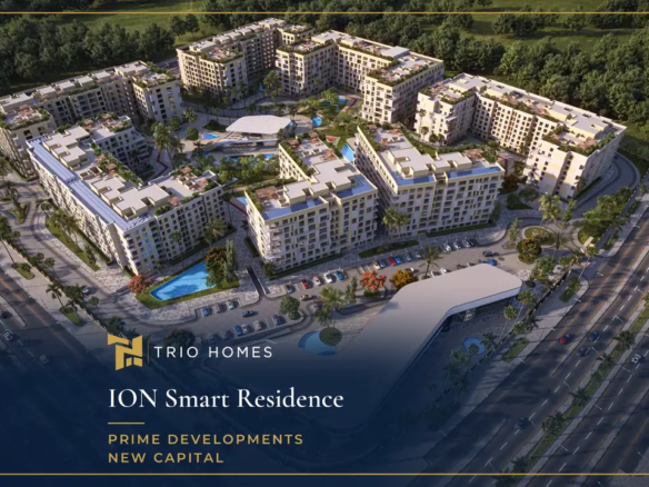 Aerial view of ION Smart Residence New Capital by Prime Developments in R8
