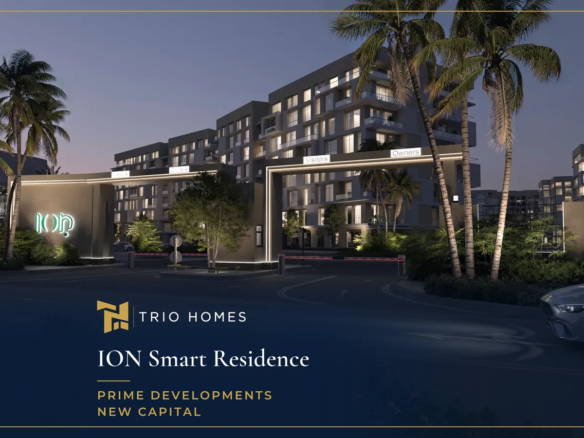Main entrance at ION Smart Residence New Capital by Prime Developments