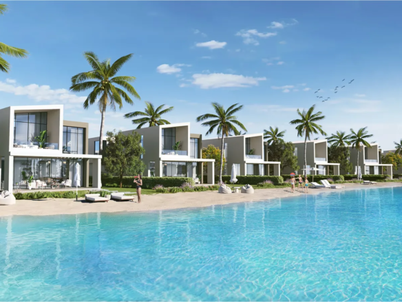 Island 3 Azha Sokhna, villas on the crystal lagoon