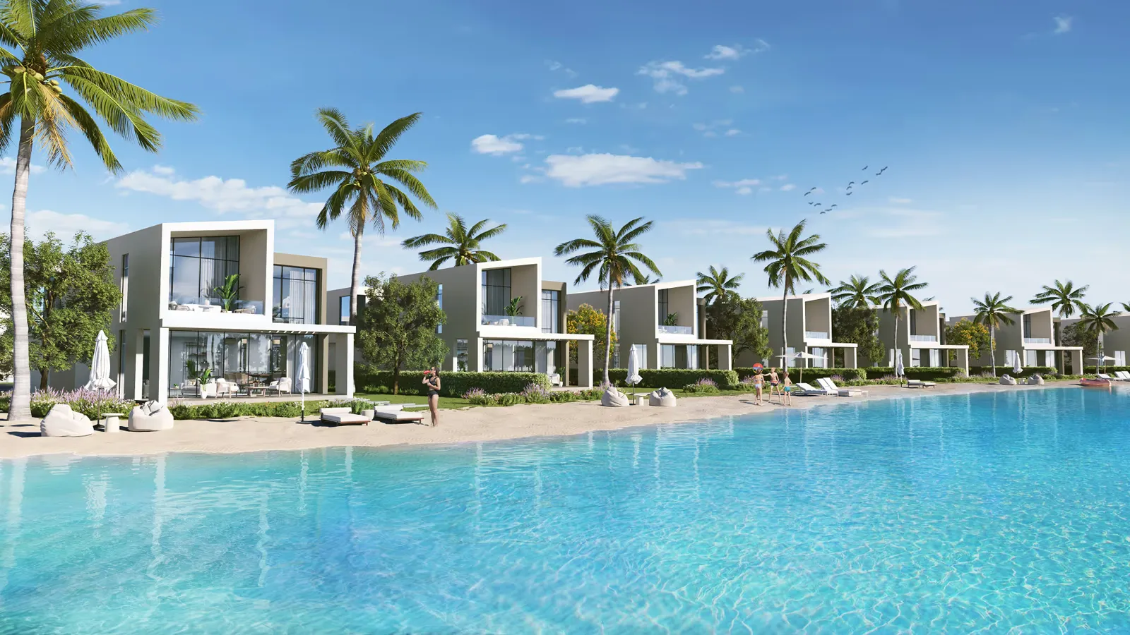 Island 3 Azha Sokhna, lagoon beach in Azha