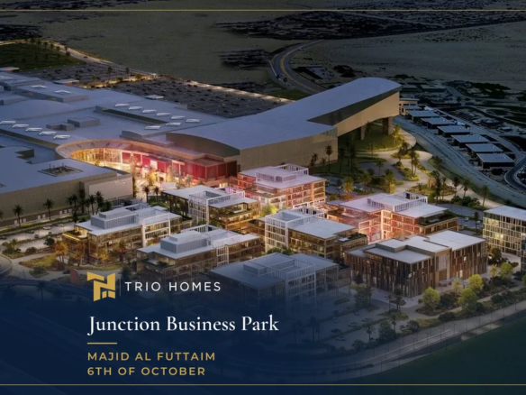 Aerial view of Junction Business Park 6th of October beside Mall of Egypt