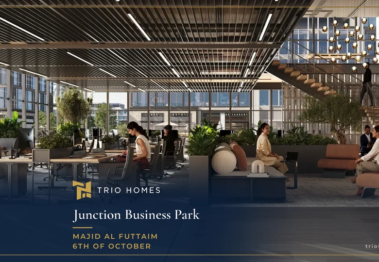 Co-working space inside Junction Business Park by Majid Al Futtaim