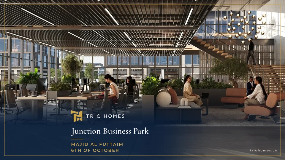 Co-working space inside Junction Business Park by Majid Al Futtaim Co-working space inside Junction Business Park by Majid Al Futtaim