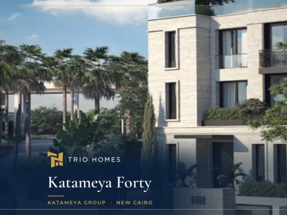Residential building render at Katameya Forty, New Cairo
