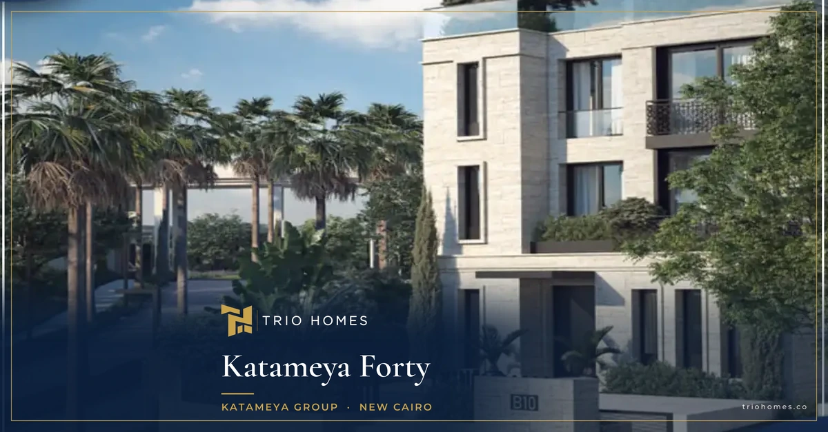 Residential building render at Katameya Forty, New Cairo