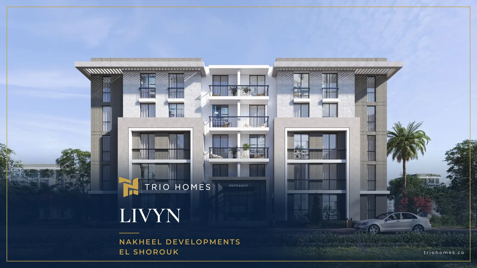 Ground plus four floors apartment building at LIVYN El Shorouk Ground plus four floors apartment building at LIVYN El Shorouk
