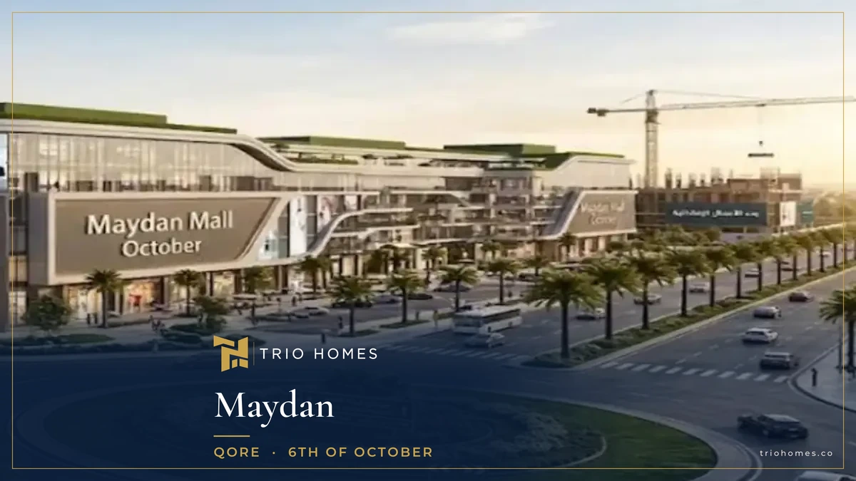 maydan-6th-of-october-mall-facade-central-axis-trio Maydan Mall facade on the Central Axis at Maydan 6th of October by QORE