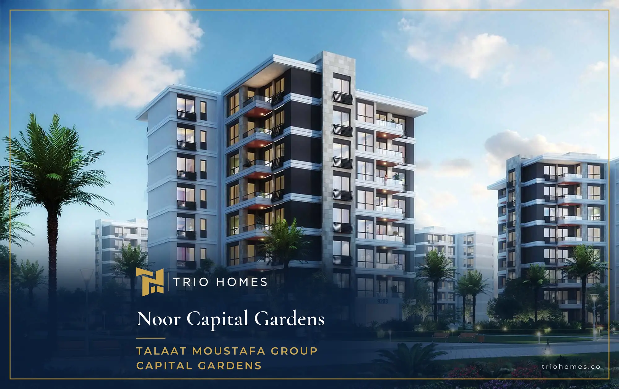 Residential buildings in Noor Capital Gardens