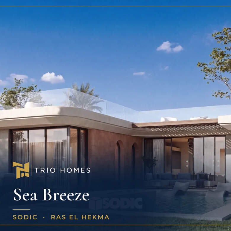 Villa exterior at Sea Breeze Ras El Hekma by SODIC
