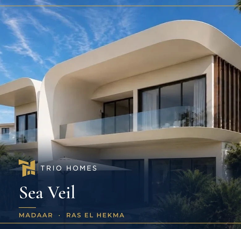 Villa exterior at Sea Veil Ras El Hekma by Madaar