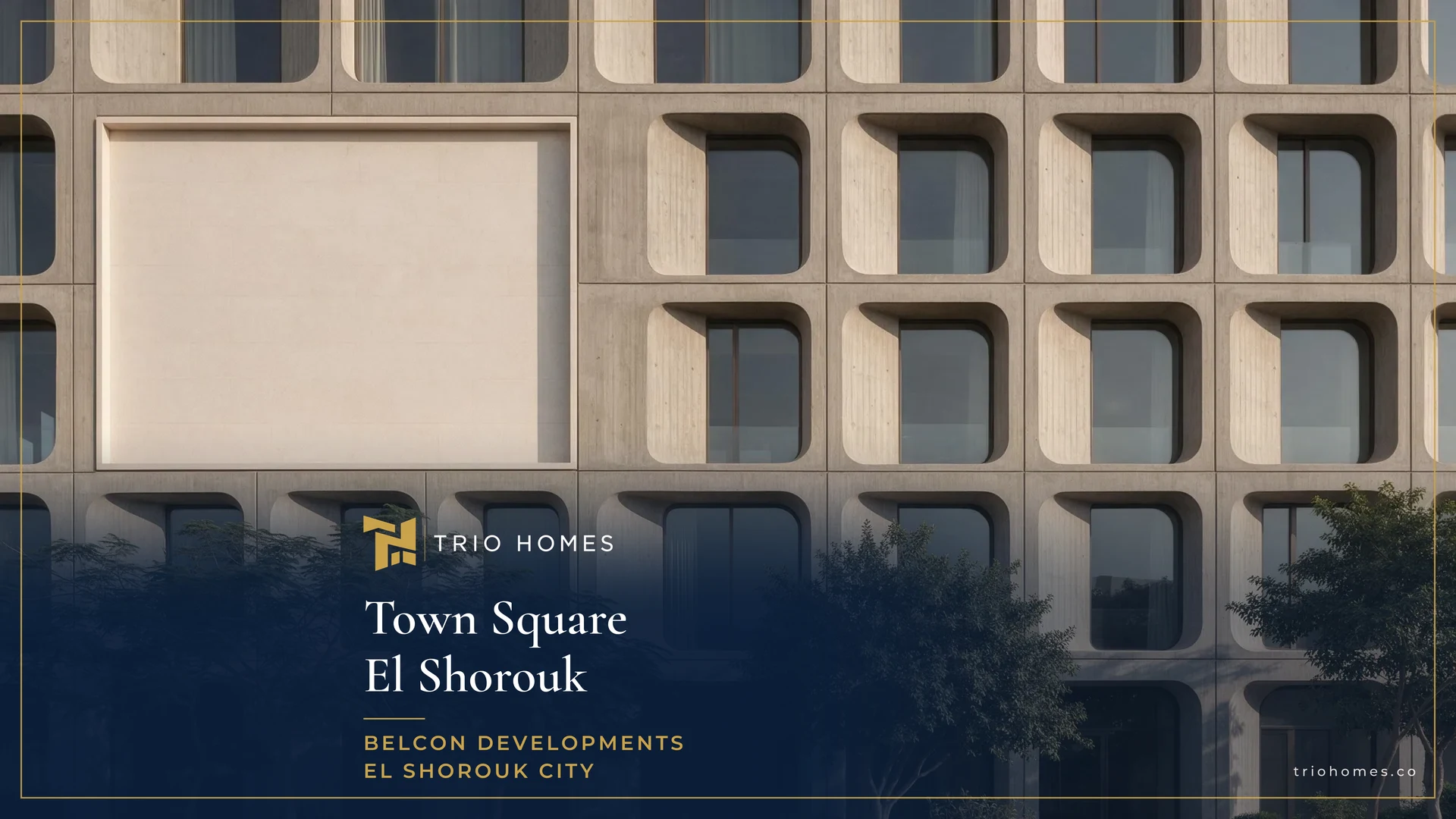 Town Square El Shorouk building facade