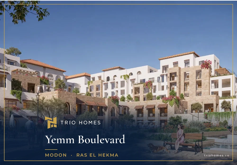 yemm-boulevard-ras-el-hekma-apartment-buildings-trio Yemm Boulevard Ras El Hekma, apartment buildings around a courtyard
