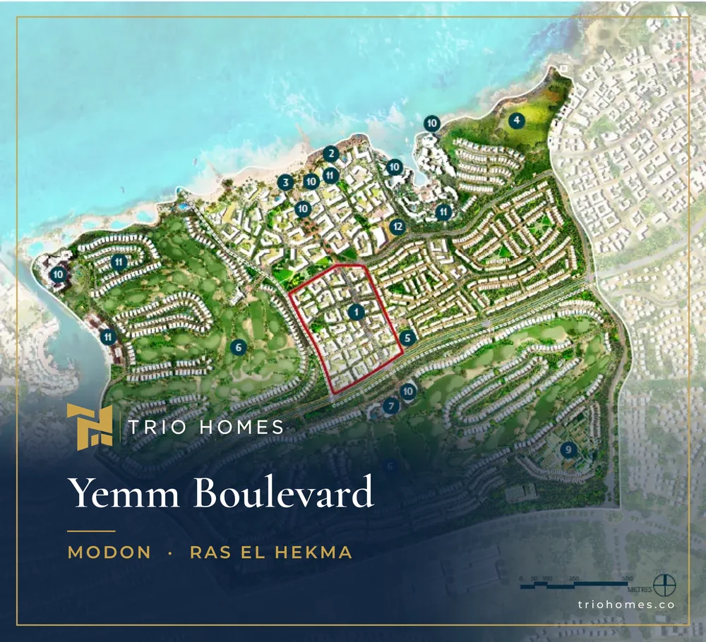 yemm-boulevard-ras-el-hekma-wadi-yemm-master-plan-trio Yemm Boulevard Ras El Hekma, Wadi Yemm master plan