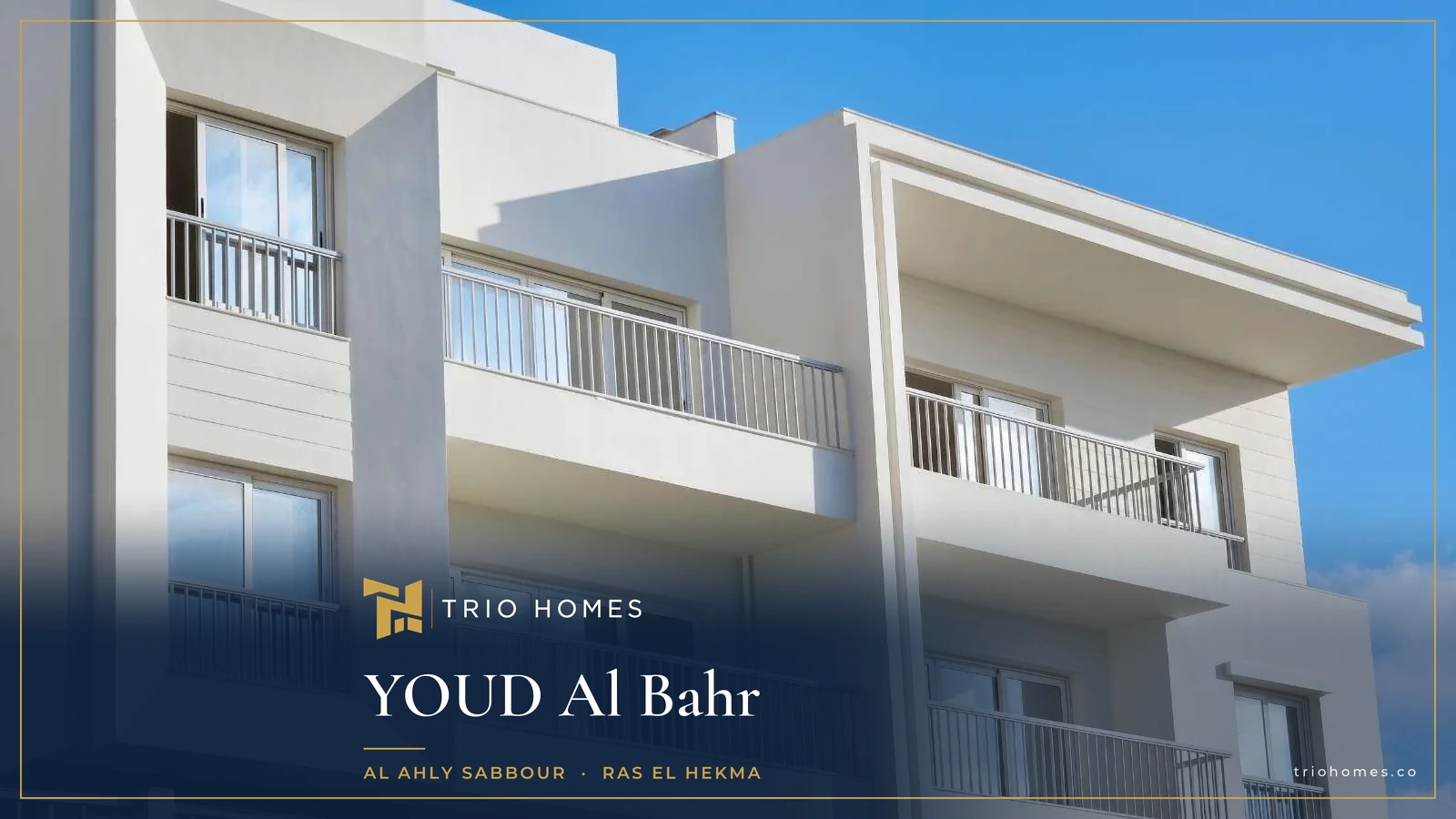 Photo of a finished chalet building with balconies at YOUD, developer of YOUD Al Bahr Ras El Hekma Photo of a finished chalet building with balconies at YOUD, developer of YOUD Al Bahr Ras El Hekma